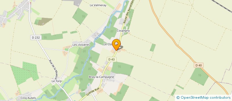 localisation de l'entreprise MONSIEUR PIERRE LEMESLE  MOULT-CHICHEBOVILLE