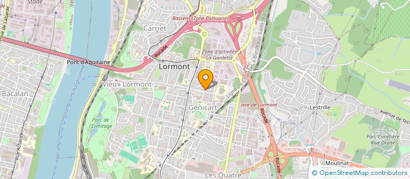 localisation de l'entreprise MONSIEUR PIERRE LEMOIGNE  LORMONT