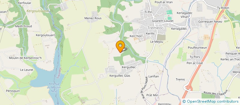 localisation de l'entreprise MONSIEUR PIERRE LEMOINE  TREMEOC