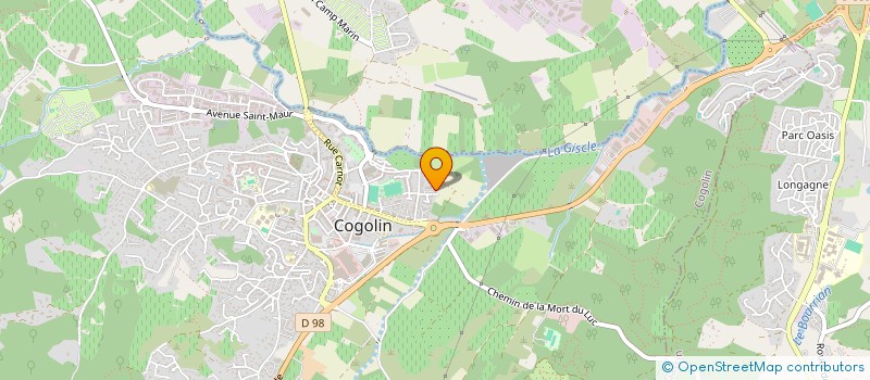 localisation de l'entreprise MONSIEUR PIERRE LEMOINE à COGOLIN