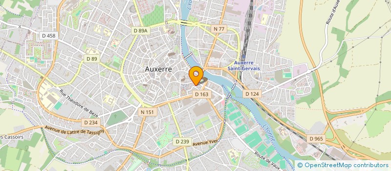 localisation de l'entreprise MONSIEUR PIERRE LEMORDANT à AUXERRE