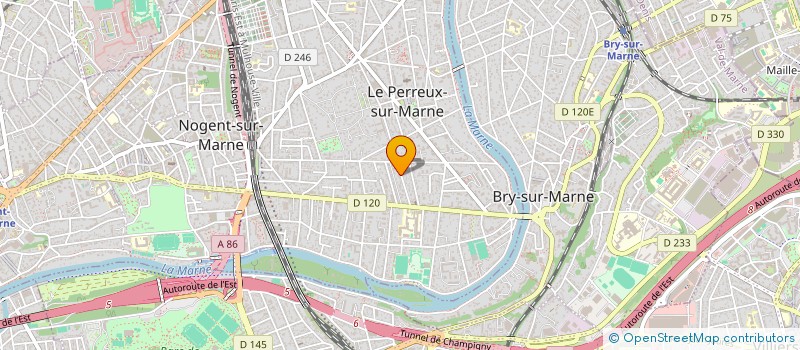 localisation de l'entreprise MONSIEUR PIERRE LENERT à LE PERREUX-SUR-MARNE