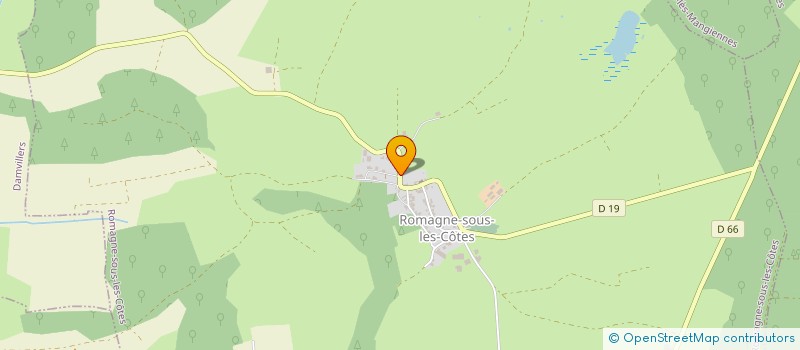 localisation de l'entreprise MONSIEUR PIERRE LENHARD à ROMAGNE-SOUS-LES-COTES