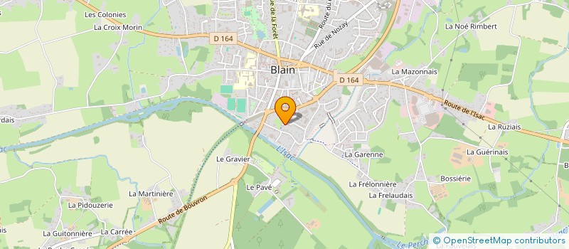 localisation de l'entreprise MONSIEUR PIERRE LENOIR à BLAIN