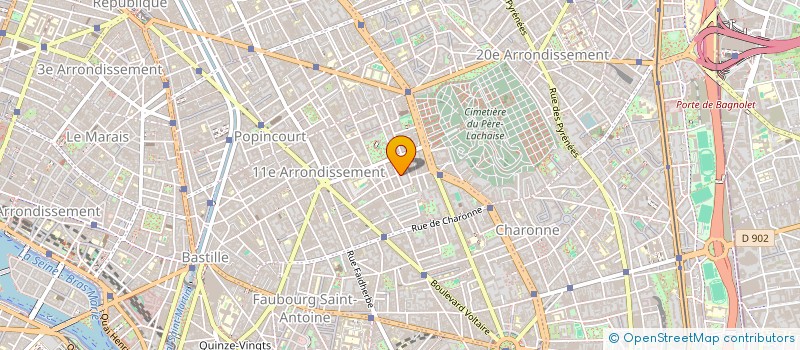 localisation de l'entreprise MONSIEUR PIERRE LEPERE  PARIS