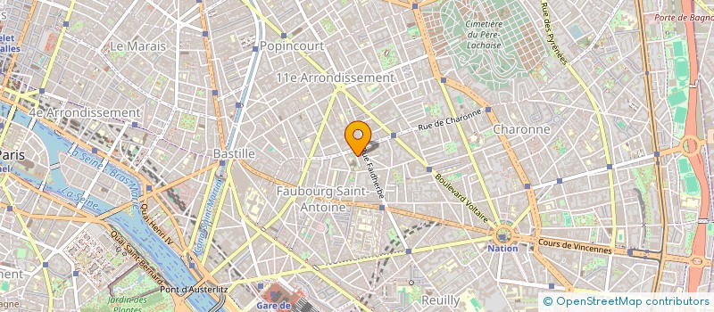 localisation de l'entreprise MONSIEUR PIERRE LEPEZ  PARIS 11