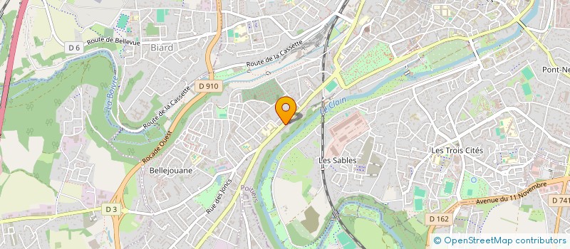 localisation de l'entreprise MONSIEUR PIERRE LEPINOUX CHAMBAUD à POITIERS