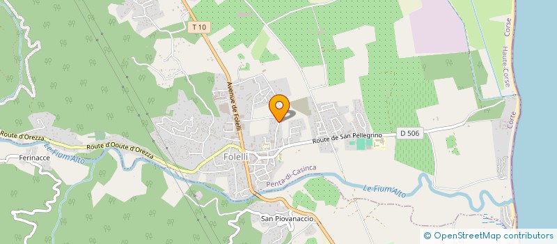 localisation de l'entreprise MONSIEUR PIERRE LEPORATI à PENTA-DI-CASINCA