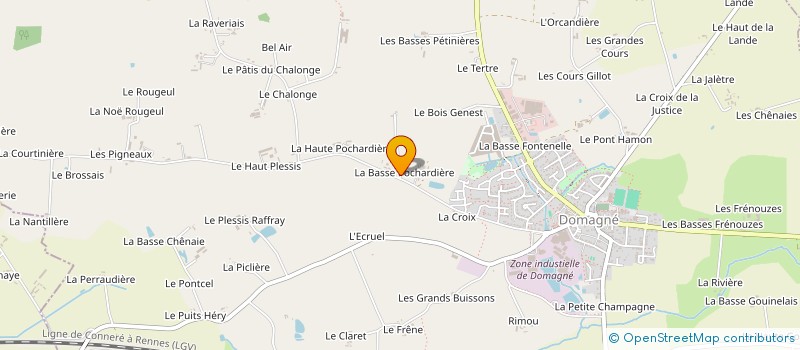 localisation de l'entreprise MONSIEUR PIERRE LEPRESTRE  DOMAGNE