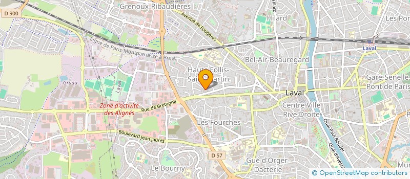 localisation de l'entreprise MONSIEUR PIERRE LEPRETRE à LAVAL
