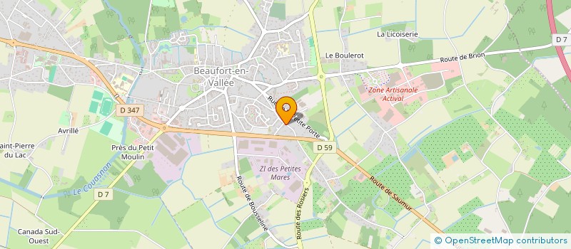 localisation de l'entreprise MONSIEUR PIERRE LEQUIPPE à BRISSAC LOIRE AUBANCE