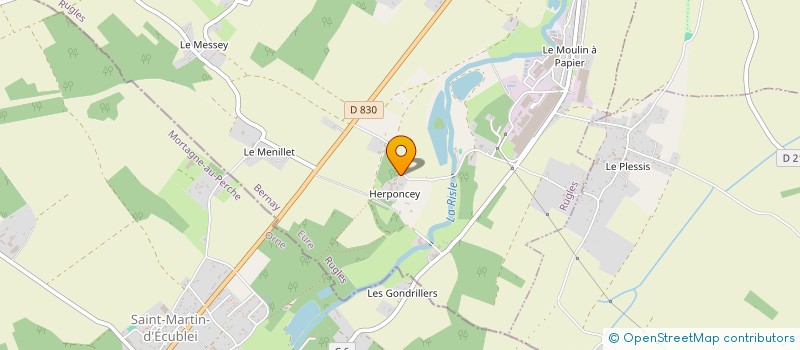 localisation de l'entreprise MONSIEUR PIERRE LEQUOY  RUGLES