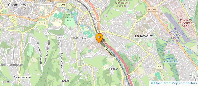 localisation de l'entreprise MONSIEUR PIERRE LERALLU  LA RAVOIRE