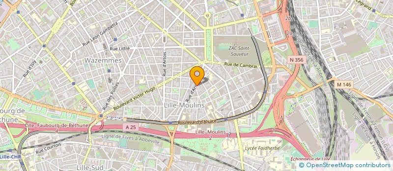 localisation de l'entreprise MONSIEUR PIERRE LEROUX à LILLE