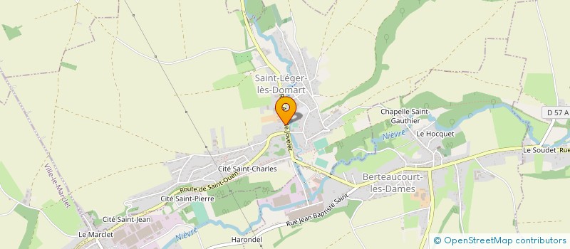 localisation de l'entreprise MONSIEUR PIERRE LEROY  SAINT-LEGER-LES-DOMART