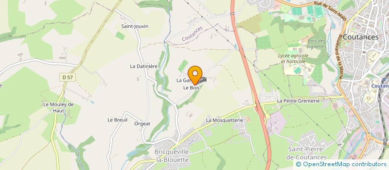 localisation de l'entreprise MONSIEUR PIERRE LEROY  BRICQUEVILLE-LA-BLOUETTE