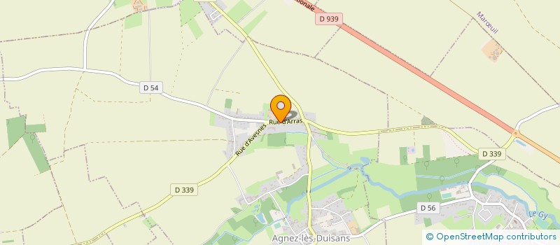 localisation de l'entreprise MONSIEUR PIERRE LEROY  AGNEZ-LES-DUISANS