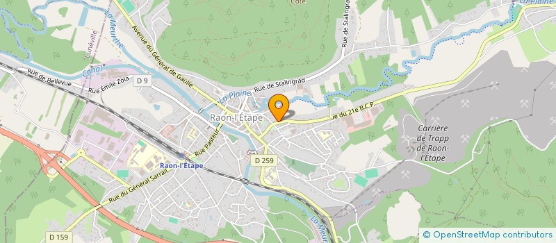 localisation de l'entreprise MONSIEUR PIERRE LEROY  SAINT-DIE-DES-VOSGES