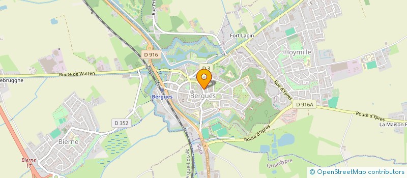 localisation de l'entreprise MONSIEUR PIERRE LESCROART  BERGUES