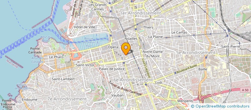 localisation de l'entreprise MONSIEUR PIERRE LESCUBIER à MARSEILLE