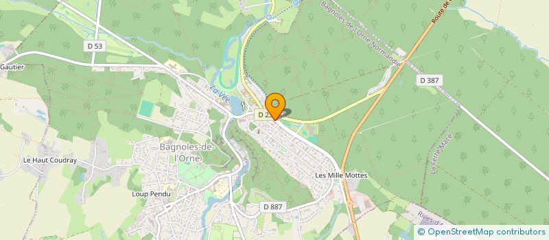 localisation de l'entreprise MONSIEUR PIERRE LESIEUR à BAGNOLES-DE-L'ORNE-NORMANDIE