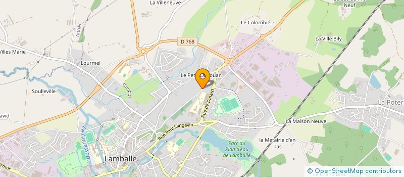localisation de l'entreprise MONSIEUR PIERRE LESNARD à LAMBALLE-ARMOR