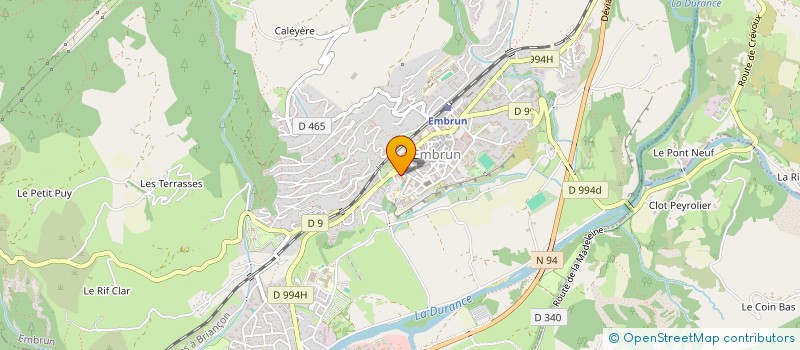 localisation de l'entreprise MONSIEUR PIERRE LESNE  EMBRUN