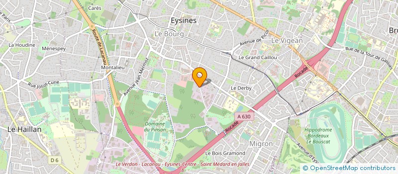 localisation de l'entreprise MONSIEUR PIERRE LESPECT à EYSINES