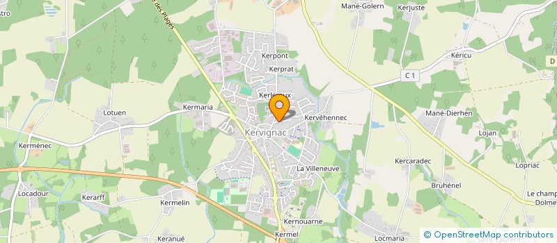 localisation de l'entreprise MONSIEUR PIERRE LESTROHAN  KERVIGNAC