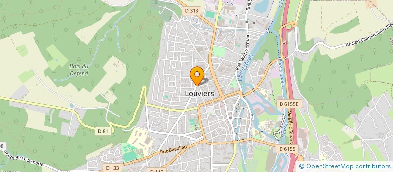 localisation de l'entreprise MONSIEUR PIERRE LETOURNEUR à LOUVIERS