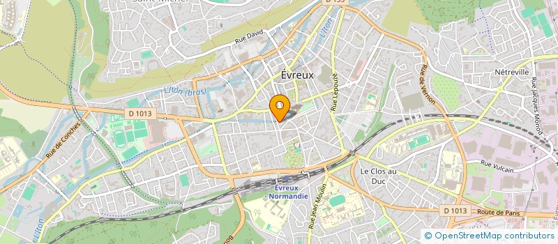 localisation de l'entreprise MONSIEUR PIERRE LETOURNEUR à EVREUX