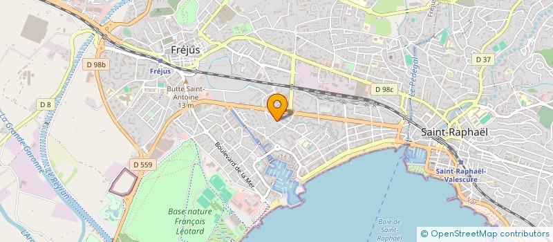 localisation de l'entreprise MONSIEUR PIERRE LEUNIS à FREJUS