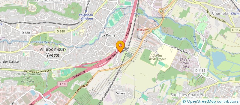 localisation de l'entreprise MONSIEUR PIERRE LEVASSEUR  VILLEBON-SUR-YVETTE