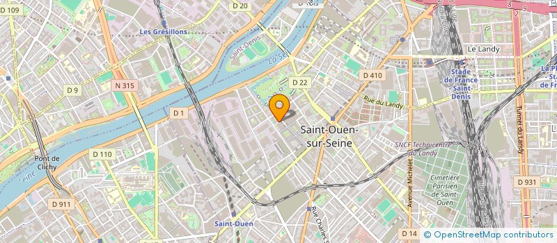 localisation de l'entreprise MONSIEUR PIERRE LEVASSEUR à SAINT-OUEN-SUR-SEINE