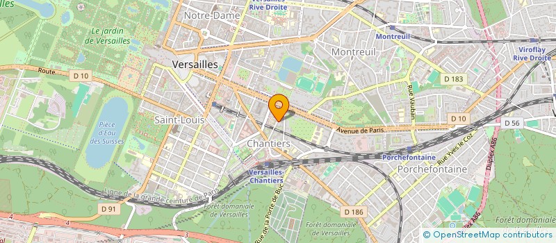 localisation de l'entreprise MONSIEUR PIERRE LEVENEUR à VERSAILLES