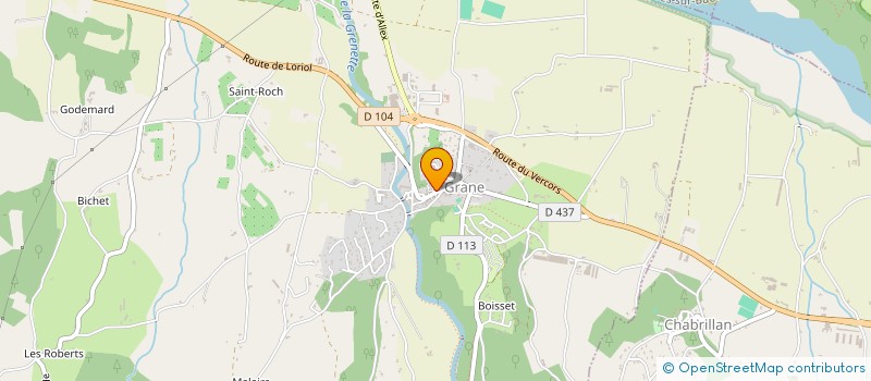 localisation de l'entreprise MONSIEUR PIERRE LEVEQUE  MIRABEL-ET-BLACONS