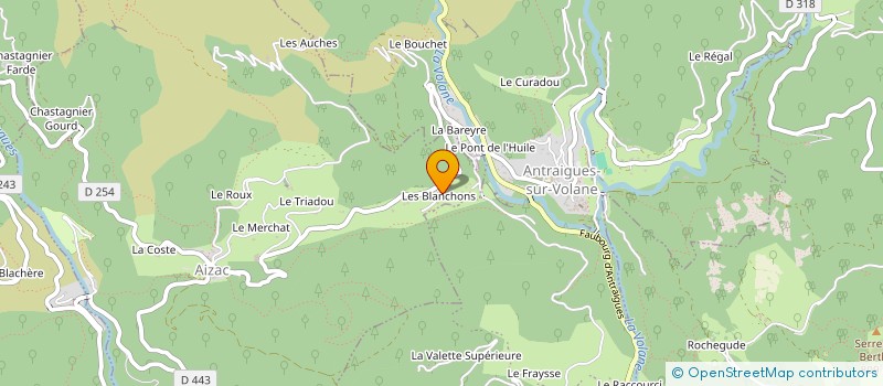 localisation de l'entreprise MONSIEUR PIERRE LEVEQUE  AIZAC