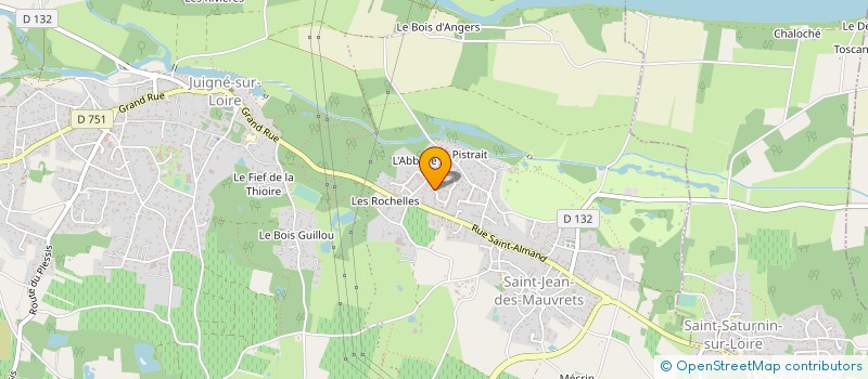 localisation de l'entreprise MONSIEUR PIERRE LEVEQUE  GENNES-VAL-DE-LOIRE