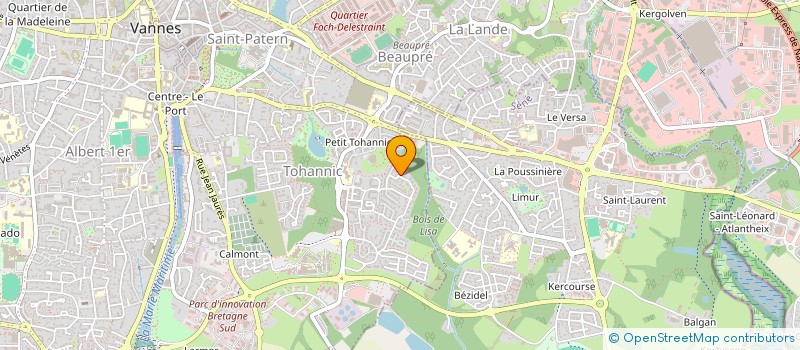 localisation de l'entreprise MONSIEUR PIERRE LEVEQUE à VANNES