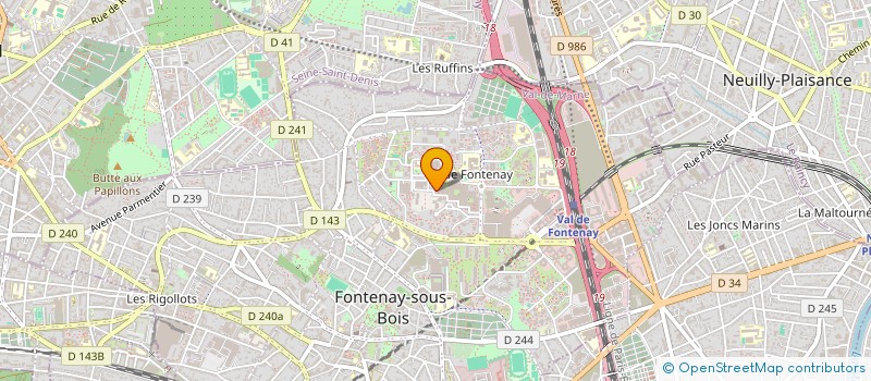 localisation de l'entreprise MONSIEUR PIERRE LEVEQUE à FONTENAY-SOUS-BOIS