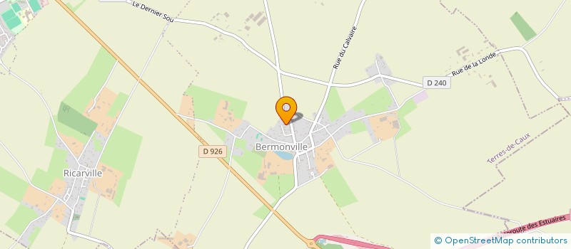 localisation de l'entreprise MONSIEUR PIERRE LEVESQUE  TERRES-DE-CAUX