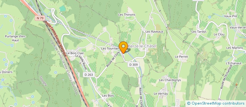 localisation de l'entreprise MONSIEUR PIERRE LEVIEUX  BERZE-LE-CHATEL