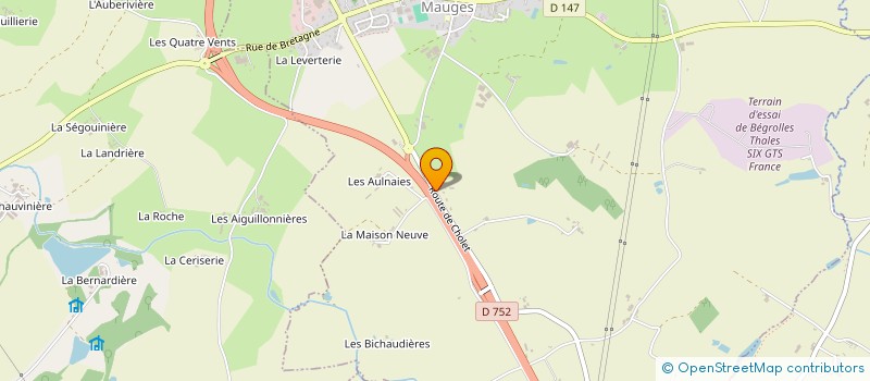 localisation de l'entreprise MONSIEUR PIERRE LEVILLAIN à LE MAY-SUR-EVRE