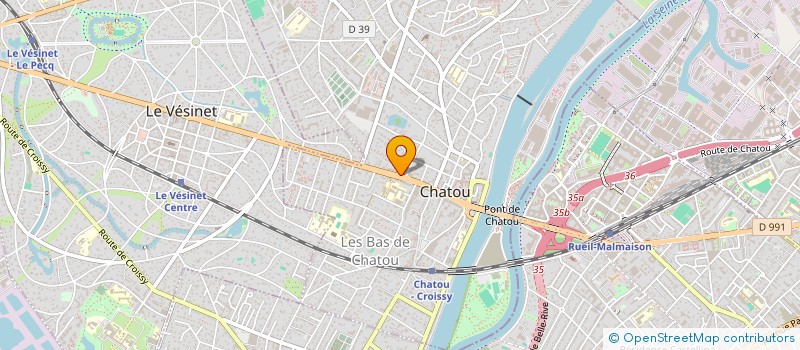 localisation de l'entreprise MONSIEUR PIERRE LEVITRE  CHATOU