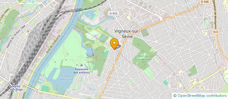 localisation de l'entreprise MONSIEUR PIERRE LEVY à DRAVEIL