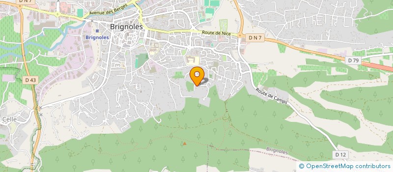 localisation de l'entreprise MONSIEUR PIERRE LEYDET  BRIGNOLES