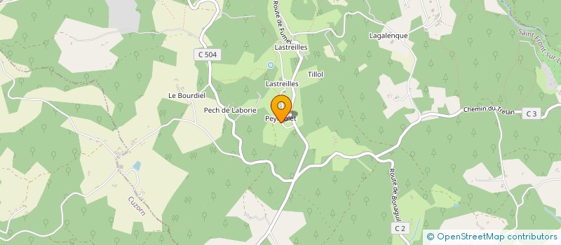 localisation de l'entreprise MONSIEUR PIERRE LEYGUE  SAINT-FRONT-SUR-LEMANCE