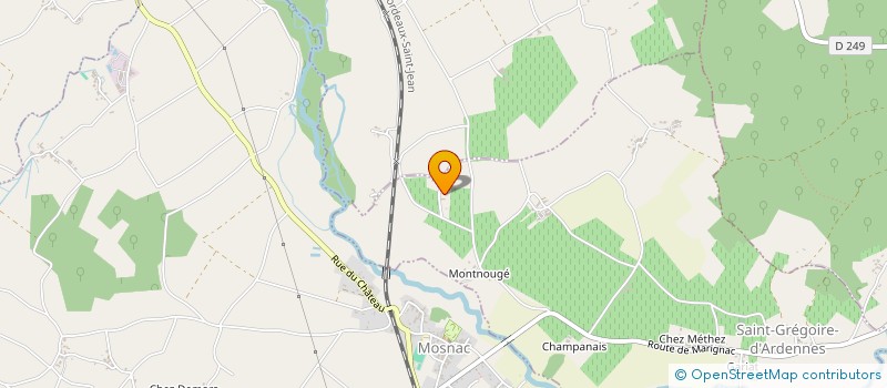 localisation de l'entreprise MONSIEUR PIERRE LHERITEAU  SAINT-GREGOIRE-D ARDENNES