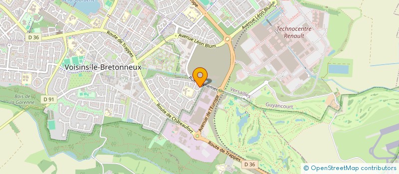 localisation de l'entreprise MONSIEUR PIERRE LHOMME  VOISINS-LE-BRETONNEUX