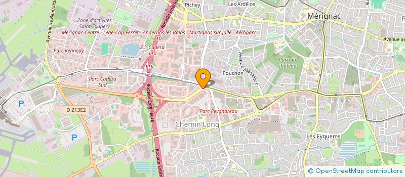 localisation de l'entreprise MONSIEUR PIERRE LHOPITAL  MERIGNAC